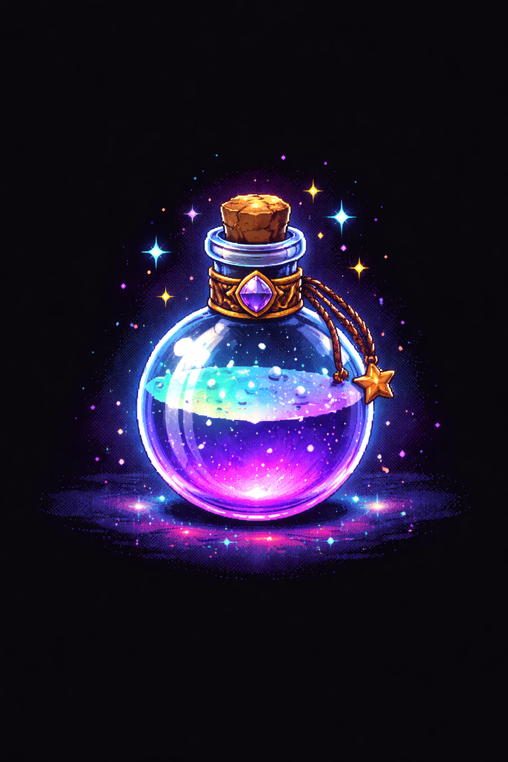 FORFAIT DE BASE  - Fantasy Magic Potion Pixel Art